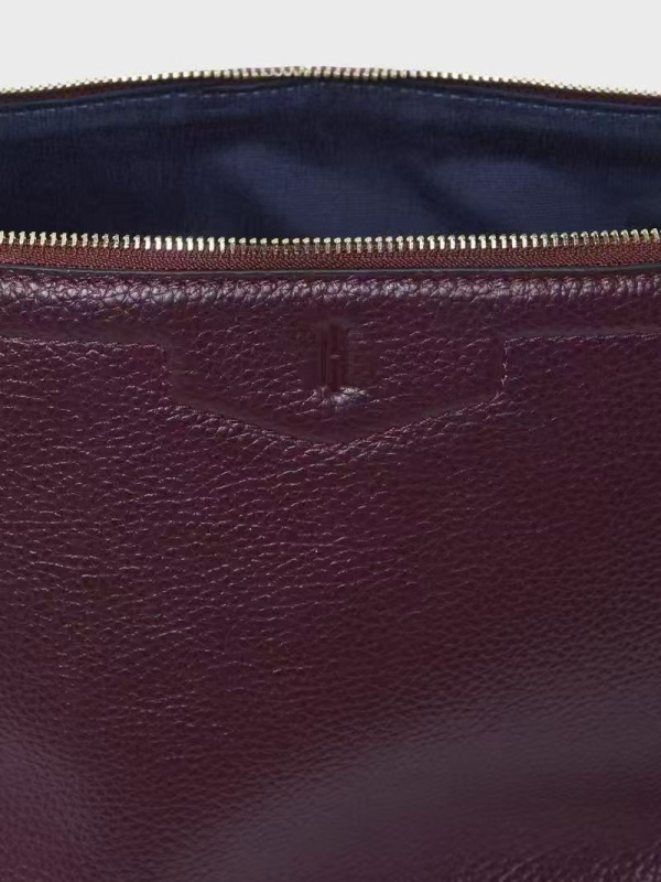 Hobbs Nagyméretű kozmetikai táska első réteg marhabőrből, uniszex, elegáns és praktikus clutch