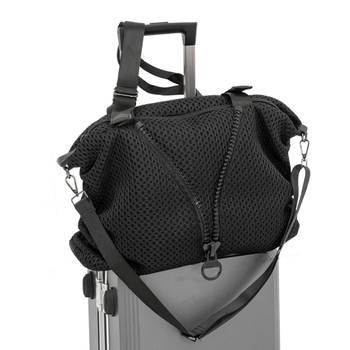 Unisex mrežasta torba za putovanje s velikim zatvaračem, torba preko ramena, kapacitet 20–35 L, novi model