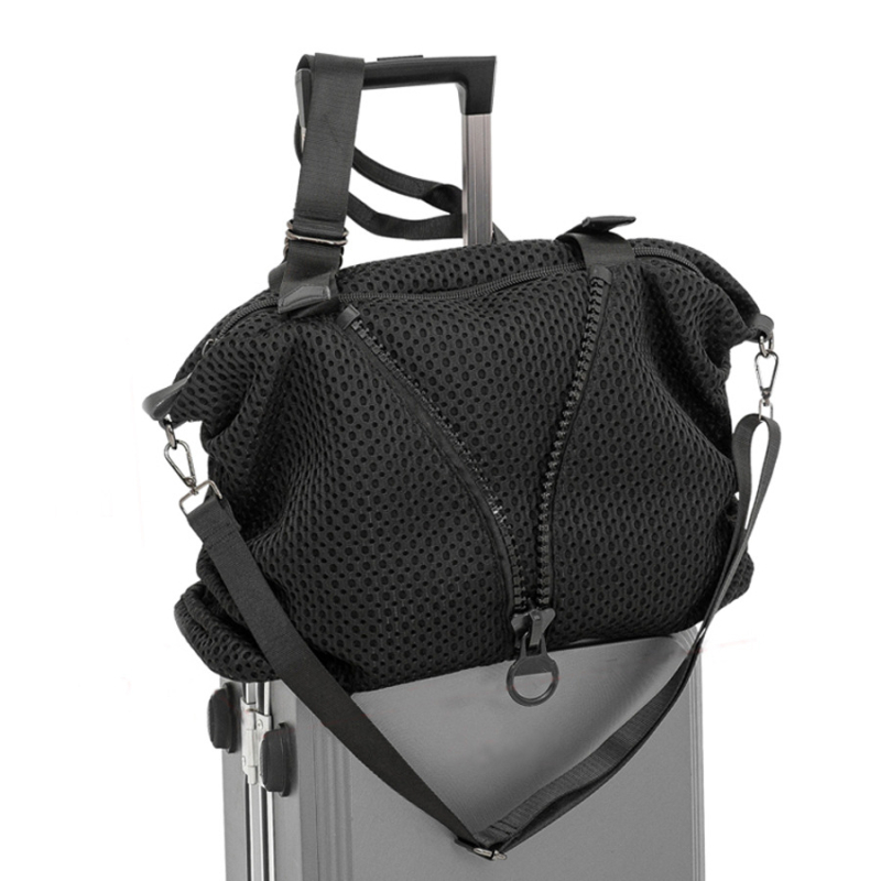 Unisex mrežasta torba za putovanje s velikim zatvaračem, torba preko ramena, kapacitet 20–35 L, novi model