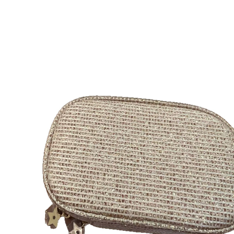 D Dijia Karácsonyi ajándék: arany selyem kozmetikai táska készlet – négyszögletes clutch