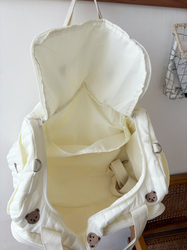 Torba za majku i bebu s izšivkom u korejskom stilu, lagana, velika kapaciteta, crossbody za putovanja