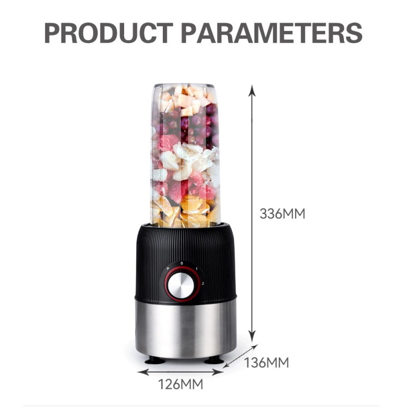 Juicer de uz casnic multifuncțional și blender portabil compact pentru zdrobirea gheții, amestecare și pregătirea hranei pentru bebeluși