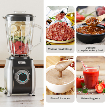 Visokofunkcionalni kućni blender s sokovnikom, blenderom za smoothie, drobilicom leda, mljevačem mesa i proizvođačem sojinog mlijeka