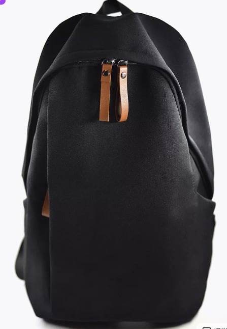 Unisex ruksak za laptop, 36–55 L, s minimalističkim logom, za 15-inčni laptop, od Oxford platna, prozračan, gradski stil