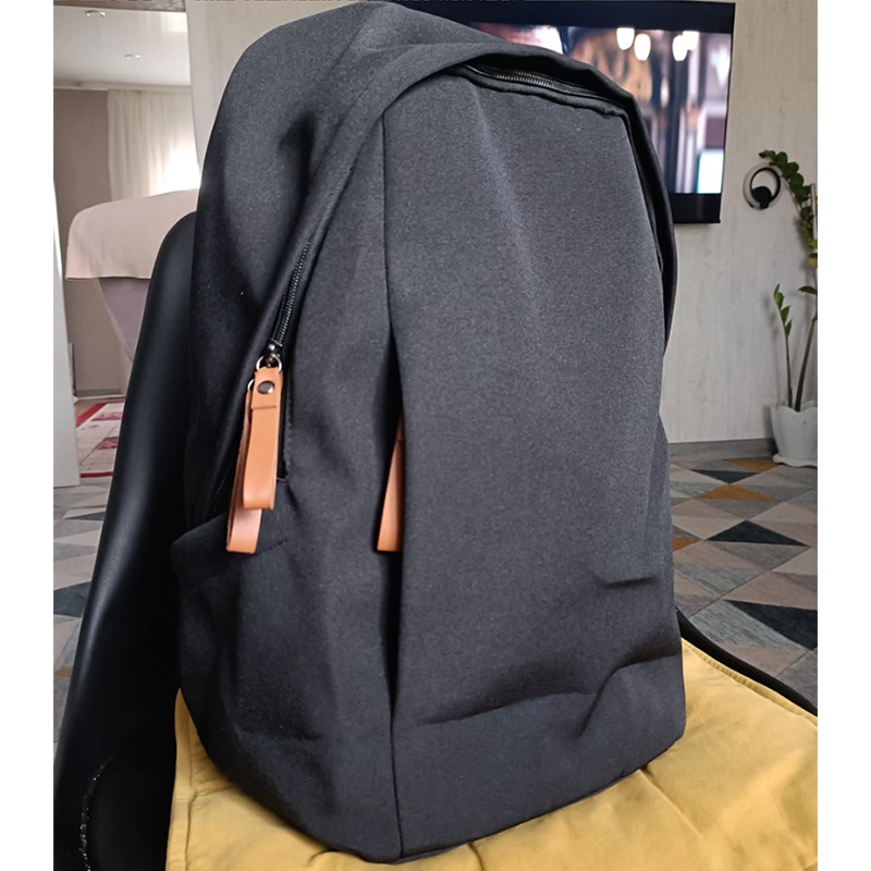 Unisex ruksak za laptop, 36–55 L, s minimalističkim logom, za 15-inčni laptop, od Oxford platna, prozračan, gradski stil