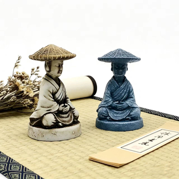 Zen ukras u kineskom stilu: mala keramička mikro-krajina, mini monah za ceremoniju čaja, bonsai, stolni ukras