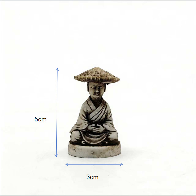 Zen ukras u kineskom stilu: mala keramička mikro-krajina, mini monah za ceremoniju čaja, bonsai, stolni ukras