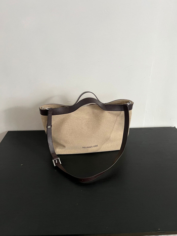 Torba od kanvasa s patchworkom i color-block dizajnom za žene, velika kapaciteta, svakodnevna, s ramenom i crossbody remenom