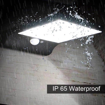 Lampa solară de exterior pentru perete, cu senzor de mișcare, curte și alee