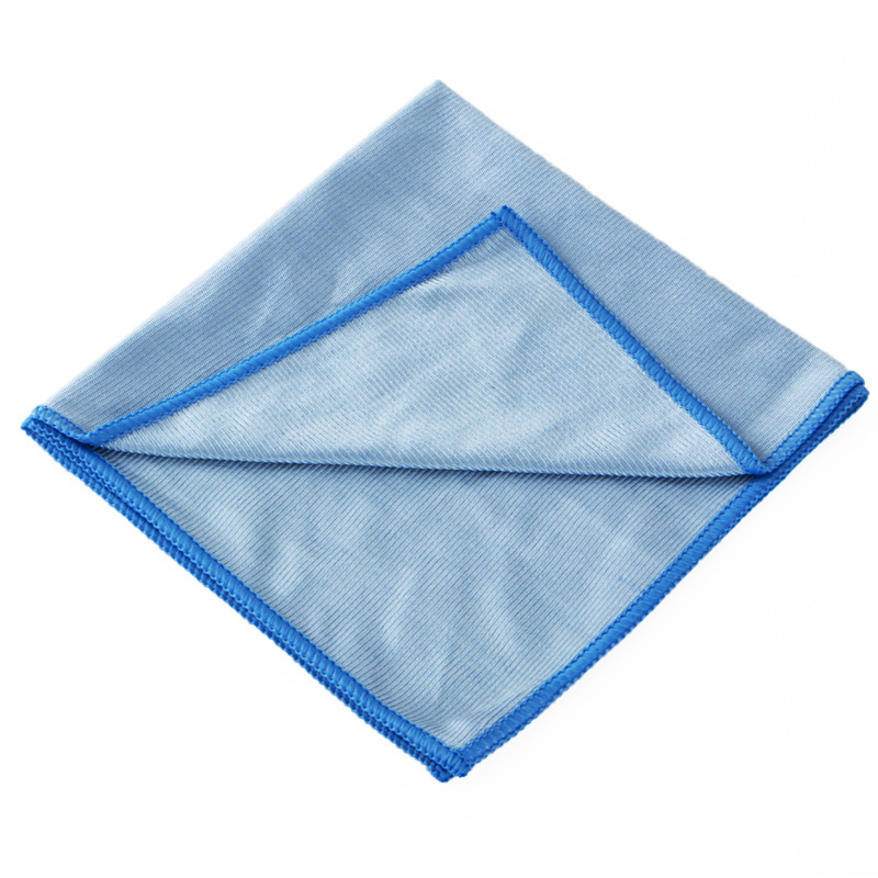 Plava mikrofiber krpa za čišćenje stakla, 30×30 cm, za auto