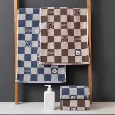 Jacquard ručnik za lice za odrasle, nježan prema koži, bez dlačica, visoke upijavosti, za pranje lica i sušenje kose