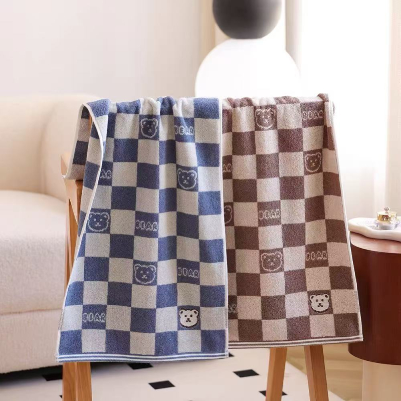 Jacquard ručnik za lice za odrasle, nježan prema koži, bez dlačica, visoke upijavosti, za pranje lica i sušenje kose