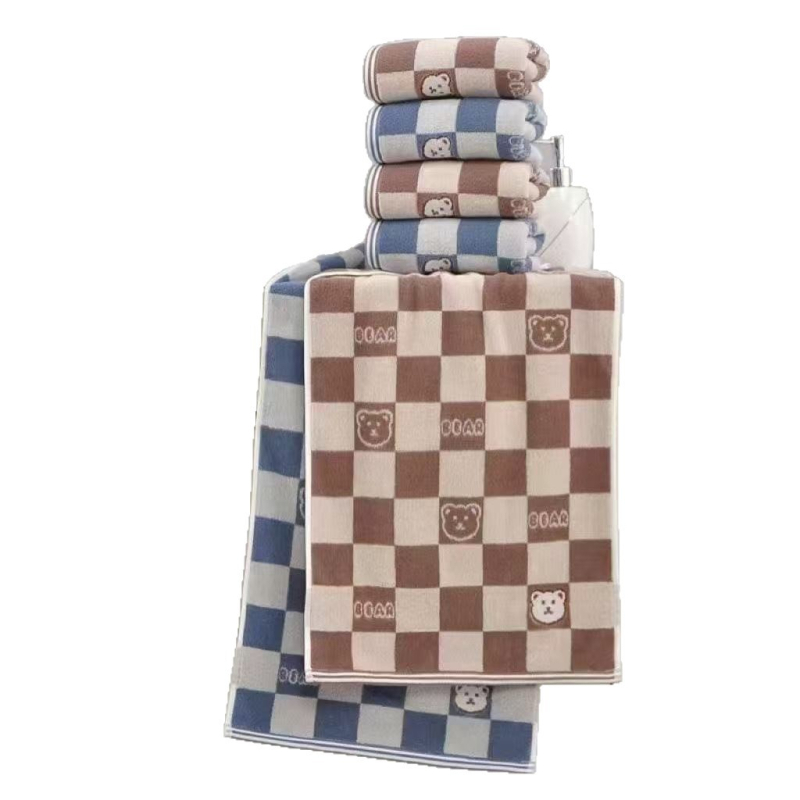 Jacquard ručnik za lice za odrasle, nježan prema koži, bez dlačica, visoke upijavosti, za pranje lica i sušenje kose