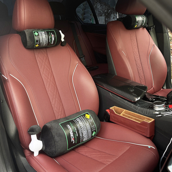 Pernă tetieră auto NOS cilindru azot – suport pentru gât și talie, accesoriu interior auto