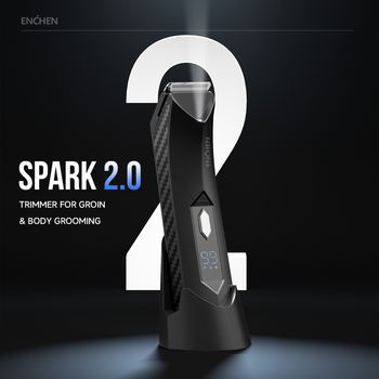 Spark2 testszőr-eltávolító elektromos készülék, fekete, töltőállvánnyal
