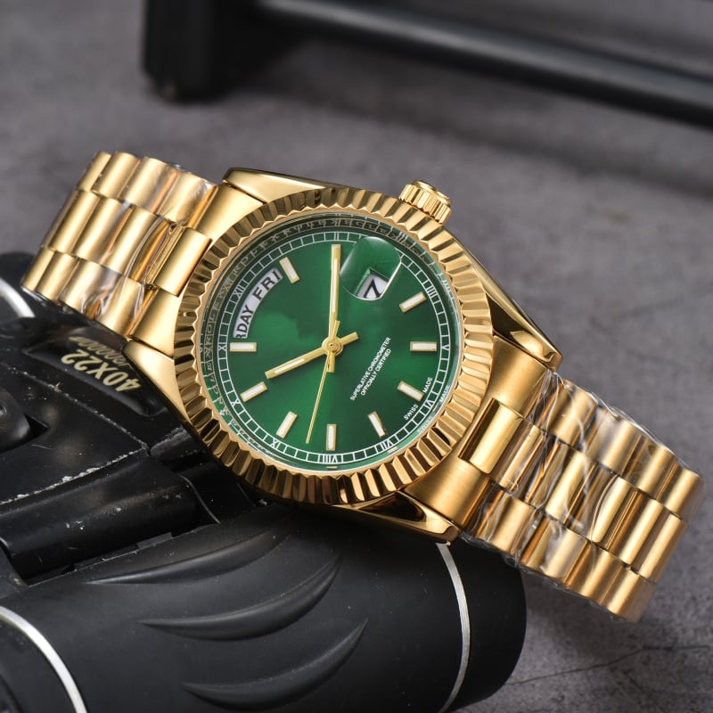 Ανδρικό ρολόι Lao Factory Series, πλήρους λειτουργίας Quartz, διπλό ημερολόγιο, ατσάλινο μπρασελέ