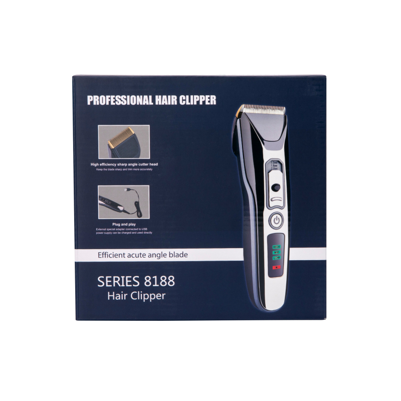 USB επαναφορτιζόμενος ηλεκτρικός κουρευτής μαλλιών με παγκόσμια τάση και επίπεδη κεφαλή