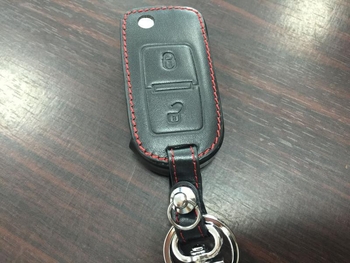 Kožna futrola za ključ Volkswagen Amarok pickup, sklopivi daljinski ključ