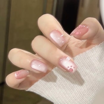 Kai Xin 30 бр 3D маникюр лепенки с котешки лапи, сладък и семпъл дизайн, сваляеми