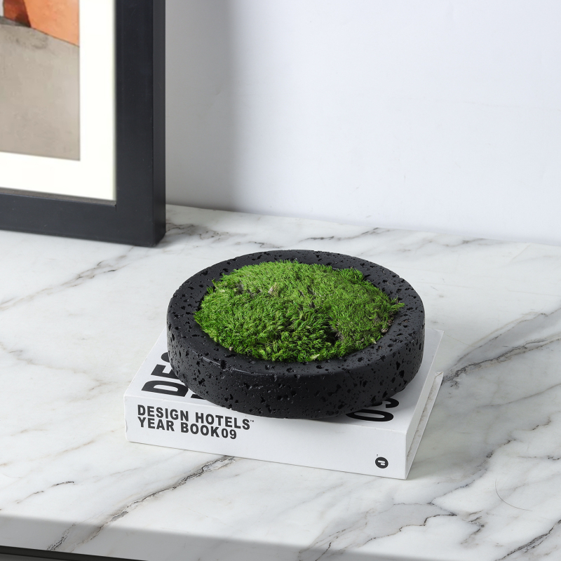 Vječni mah bonsai — zeleni mah dekorativni predmet za dom na kavnim stolovima, blagovaonskom stolu, radnom stolu i noćnom ormariću