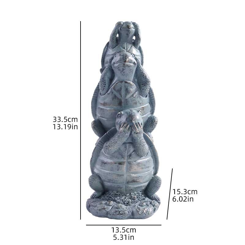 Realistične skulpture životinja od smole: velika bijela patka, guska i jezerska želva za uređenje vrta