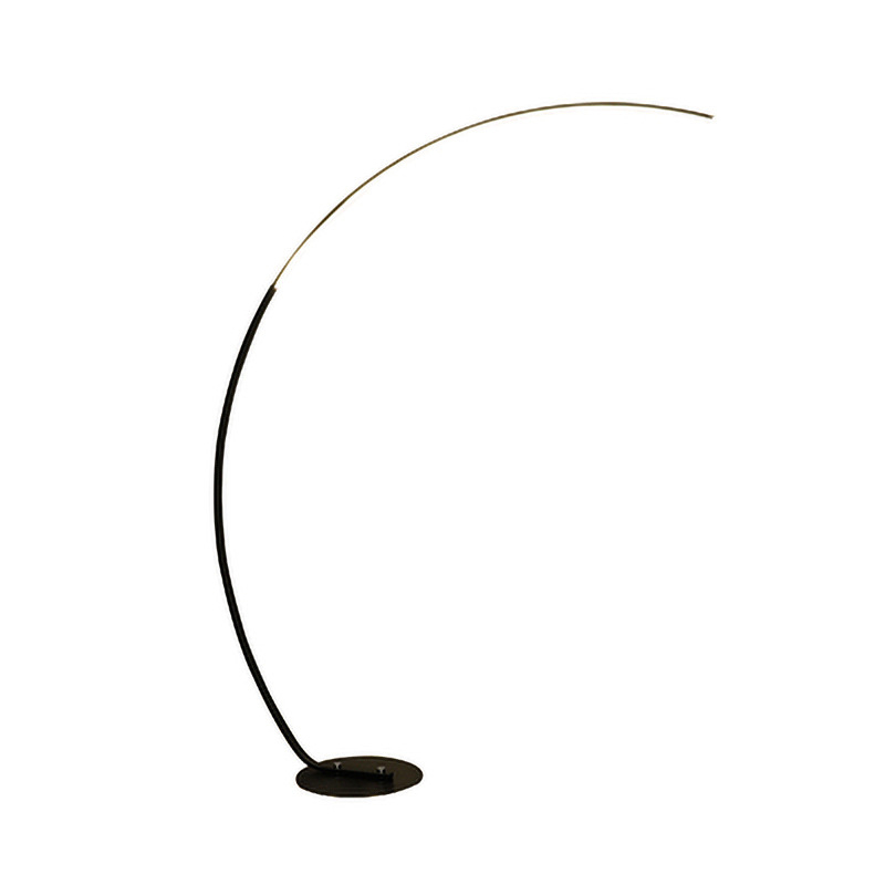Podna lampa u obliku C s LED RGB osvjetljenjem, aluminijsko tijelo, za spavaću sobu i dnevni boravak, moderan dizajn