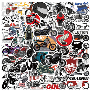 50 vodootpornih retro graffiti naljepnica za motocikle, za prtljagu, bilježnice i kacige