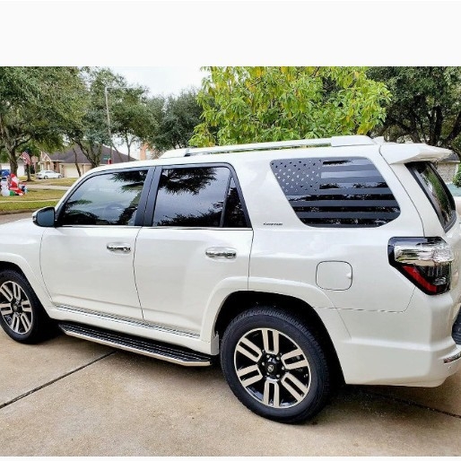 Декал за задното стъкло с американско знаме за Toyota 4Runner 2010–2023