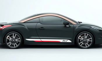 Milvere стикер за странични прагове на Peugeot RCZ – графичен дизайн с цветя