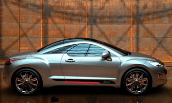 Milvere стикер за странични прагове на Peugeot RCZ – графичен дизайн с цветя