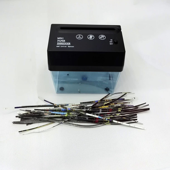 A6 USB шредер за хартия, 4 мм ленти, капацитет 1 страница