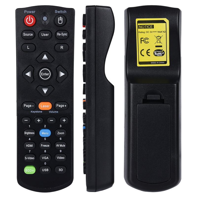 Daljinski upravljač za Optoma projektor – modeli YNX7317ST, 7390ST i YSW8207, brend New Source
