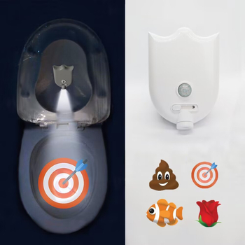 Lampa de proiecție pentru toaletă cu senzor de mișcare