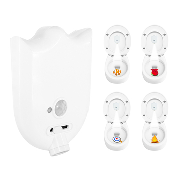 Lampa de proiecție pentru toaletă cu senzor de mișcare