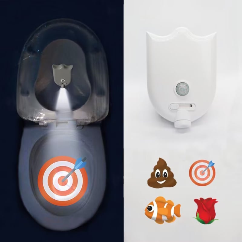 Lampa de proiecție pentru toaletă cu senzor de mișcare