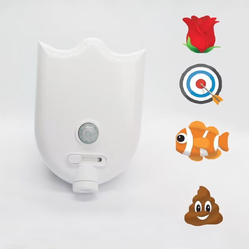 Lampa de proiecție pentru toaletă cu senzor de mișcare