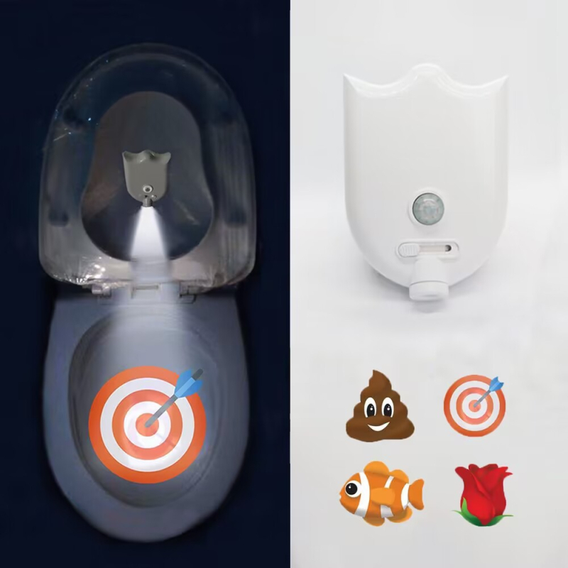 Lampa de proiecție pentru toaletă cu senzor de mișcare