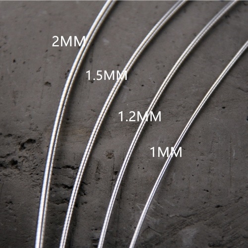 Ogrlica od srebra 925, lanac ključne kosti, 1–1,5 mm, minimalistički komad za žene