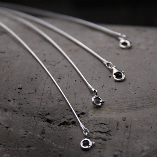 Ogrlica od srebra 925, lanac ključne kosti, 1–1,5 mm, minimalistički komad za žene