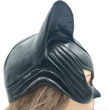 Catwoman latex maska za cosplay i maskenbal – rekvizit za kostim za karneval i zabave