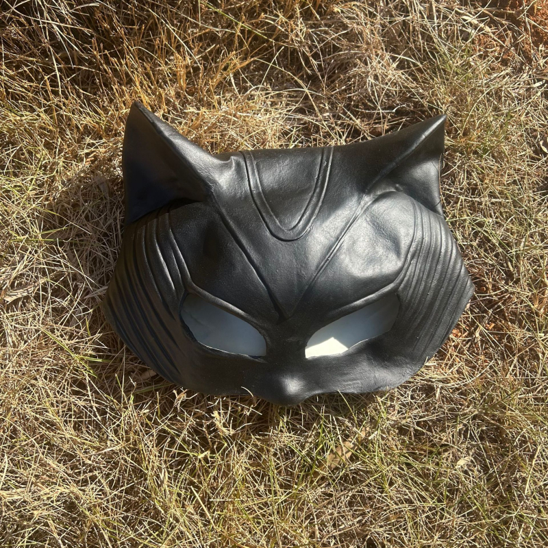 Catwoman latex maska za cosplay i maskenbal – rekvizit za kostim za karneval i zabave