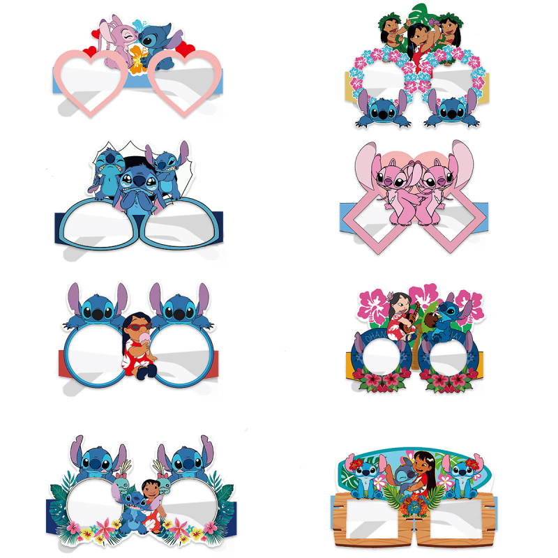 Naočale sa Stitch temom za djecu – zabavni rekviziti za fotografije na dječjem rođendanu i dekor za zabavu