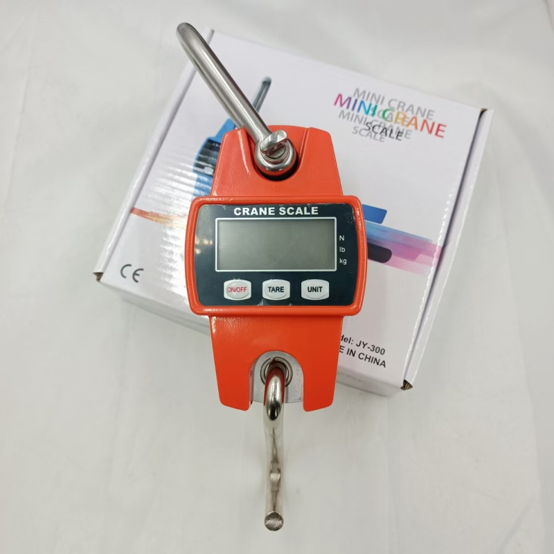 Prijenosna elektronička vaga s kukom 300 kg, industrijska, čvrsto aluminijsko kućište