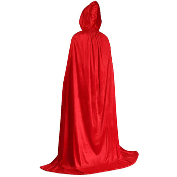 Halloween zlatni baršun kaput za odrasle i djecu, kostim demona vampira