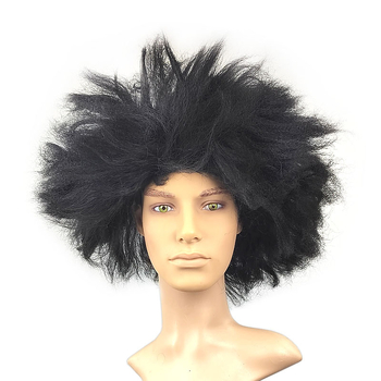 Afro perika za kostim prosjaka – pahuljasta, smiješna rekvizita za glavu