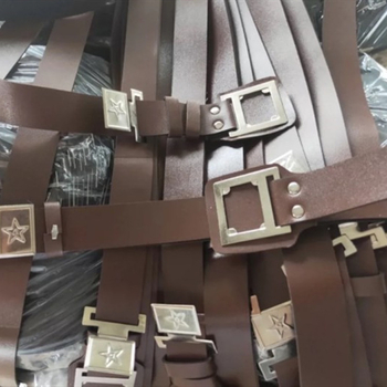 Dječji pojas za nastupe sa zvijezdom petokrakom, PU koža, kvadratna kopča, kineski stil