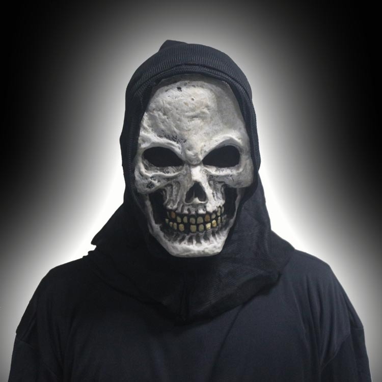 Nova Halloween maska za glavu s duhom, platnena maska za lice, rekvizit s vrištećim duhom, zabavan