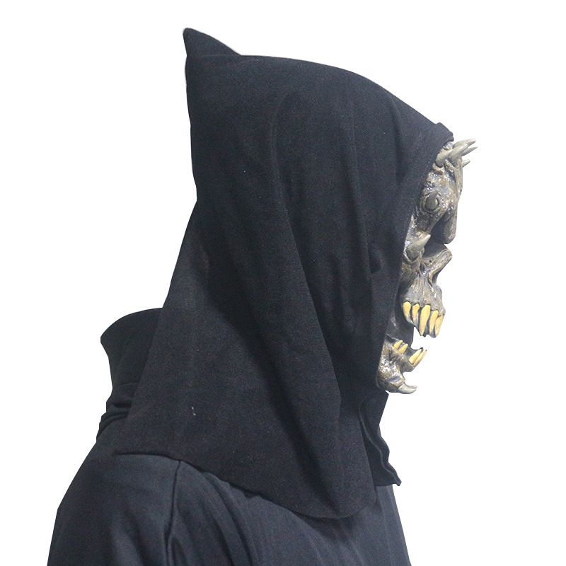 Nova Halloween maska za glavu s duhom, platnena maska za lice, rekvizit s vrištećim duhom, zabavan