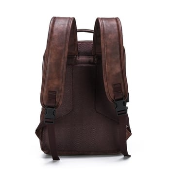 Unisex επαγγελματικό PU σακιδιοπλάτης, 20–35L, επεκτειόμενη, χωρά 16 ιντσών φορητό, street style, για επαγγελματικά ταξίδια