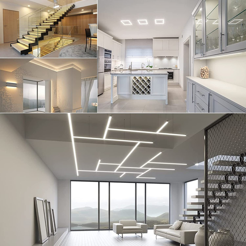 12V COB LED traka, duljine 5 m, 320 LED, 9W, s mogućnošću promjene svjetla i bežičnim pametnim upravljanjem, 180° kut snopa, pogodna za garderobe i ormariće